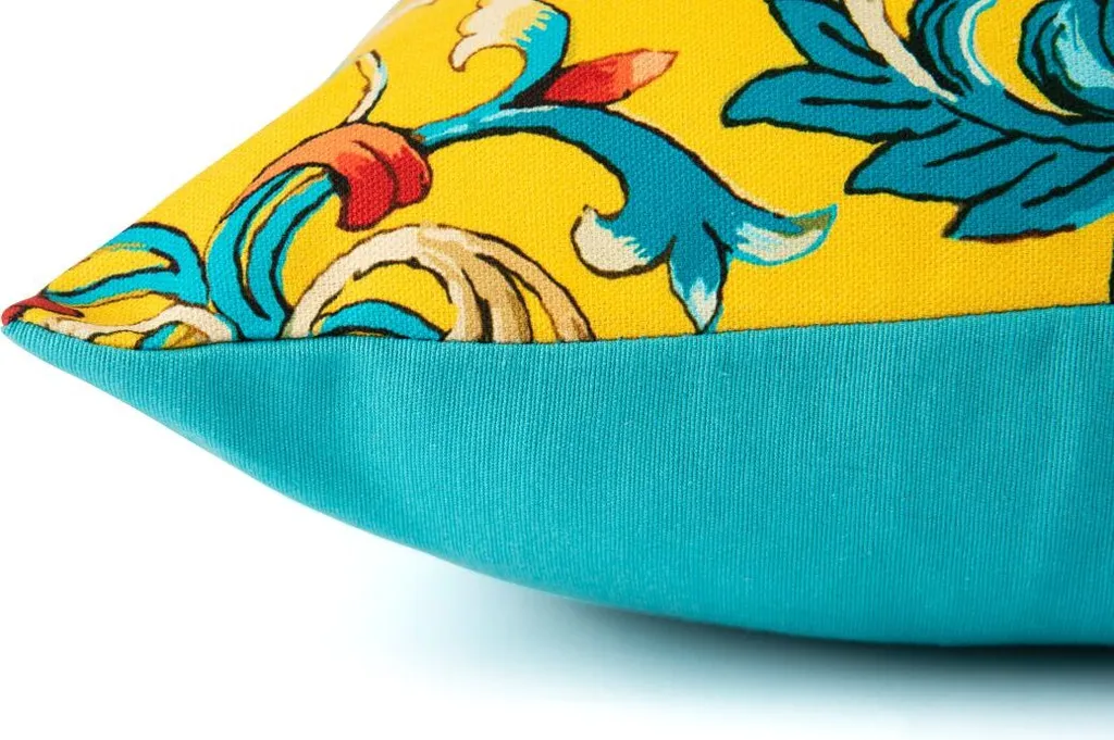 Coussin Coton Excelsa 50x40 cm : Confort Lombaire et Déco Multicolore