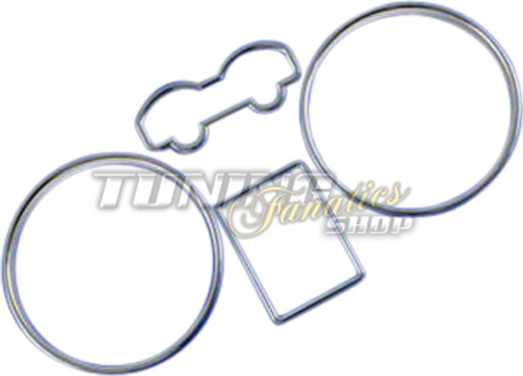 Chrom Chrom Tacho Ringe Tachochromringe für VW Golf 4 IV Bora Passat 3B B5 T4