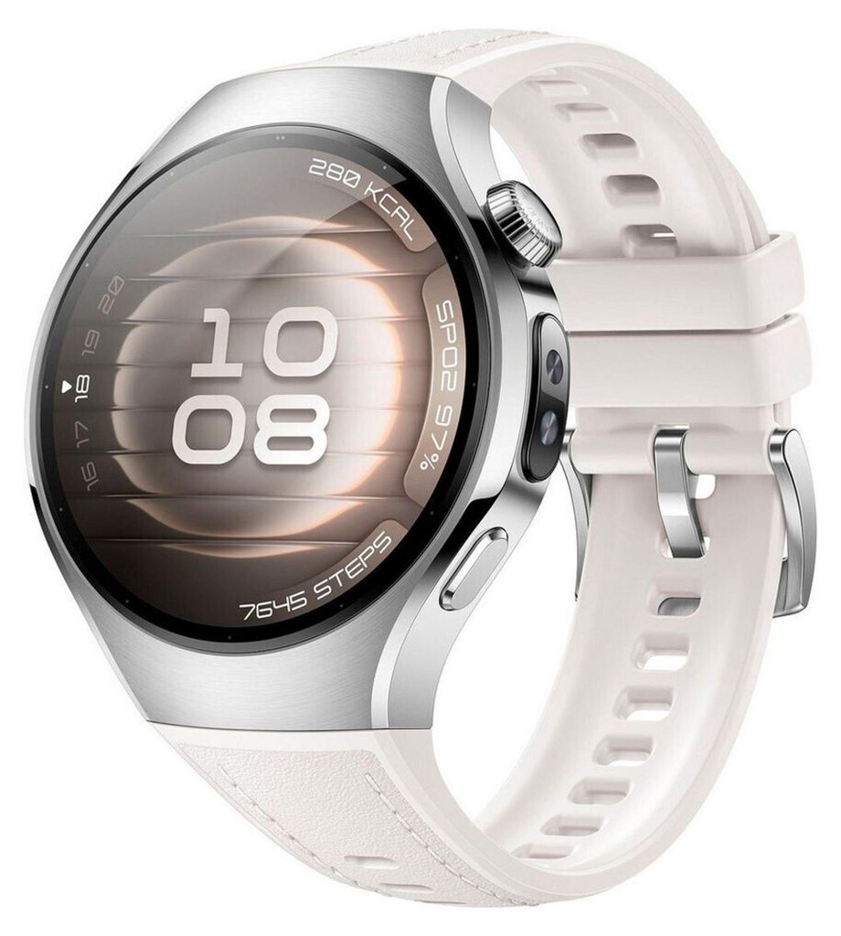 Huawei Watch 5 (42 mm), biały pasek z fluoroplastomeru, Zdjęcie produktu 
