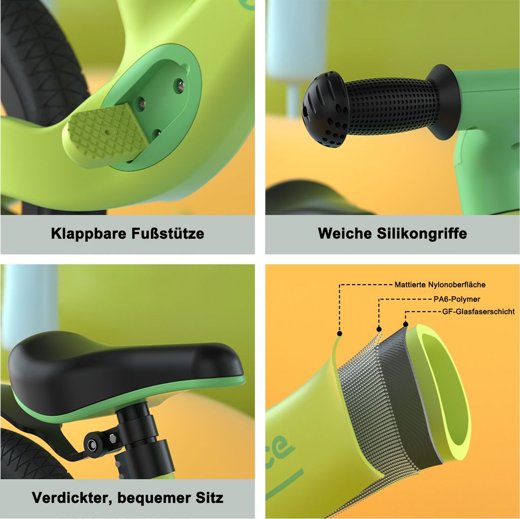 Laufräder, Laufrad, Kinderlaufrad für 2-6 Jahre, 2 Räder Produktbild 2