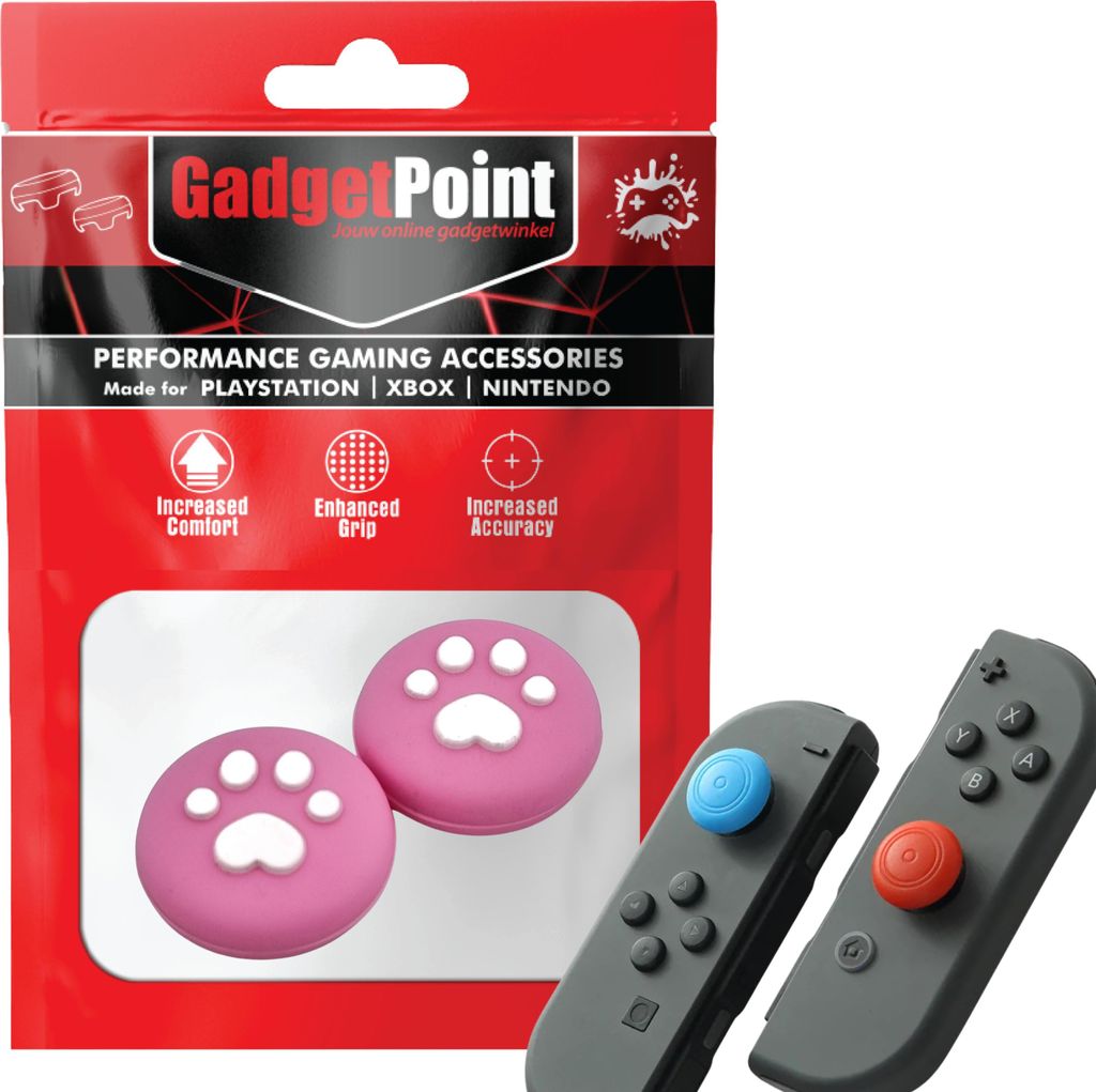 Thumbgrips - Thumb Grips voor Nintendo Switch Joy-Con Controllers - Gaming Thumbgrips - Performance Anti-Slip Thumbsticks - Bescherming Accessoires...