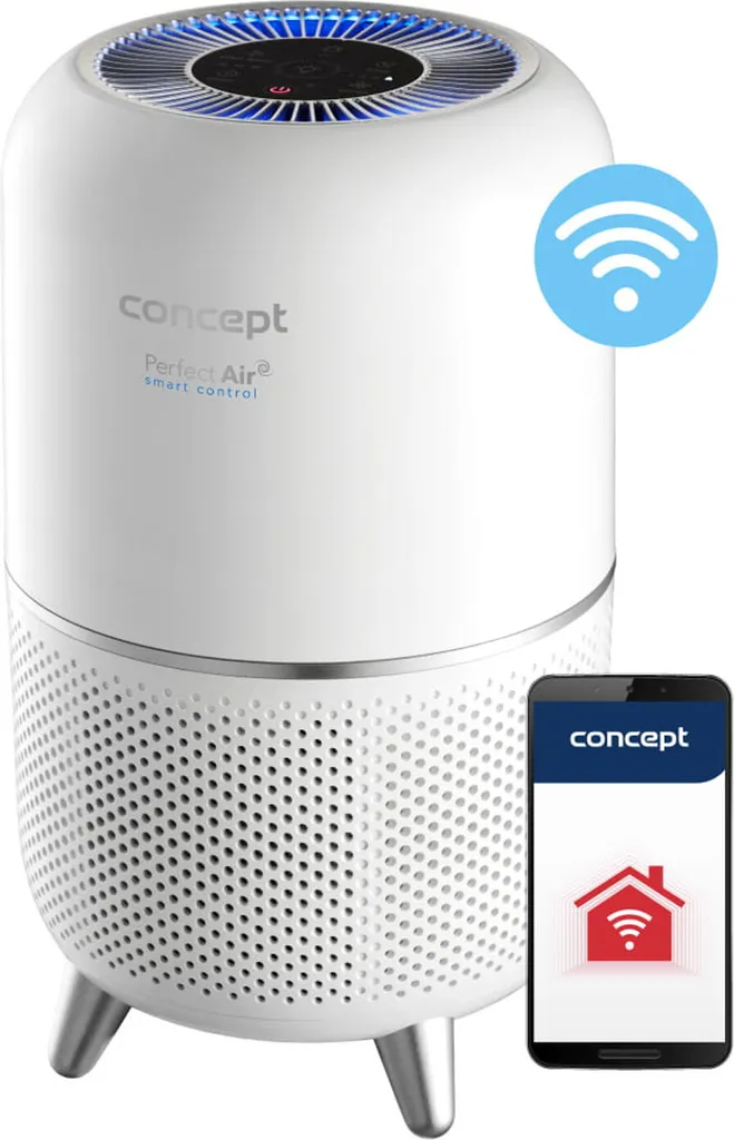 Addio Allergie con Concept CA1020 Perfect Air Smart UVC - Filtro HEPA 13