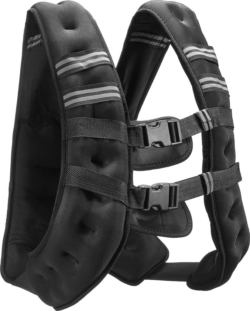 SucceBuy Gewichtsweste, 20 Pfund mit Reflektorstreifen, verstellbare Schnalle, Körpergewichtsweste für Männer und Frauen, Krafttraining, Laufen,...