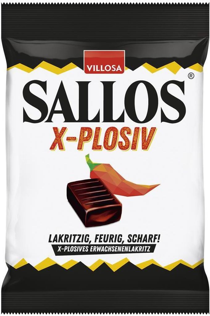 Sallos X Plosiv extra mocne twarde karmelki z lukrecją i Zdjęcie produktu 