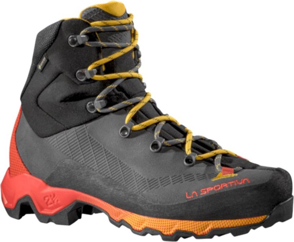 La Sportiva Herren Aequilibrium Trek GTX Trekkingstiefel Carbon/Yellow 45,5