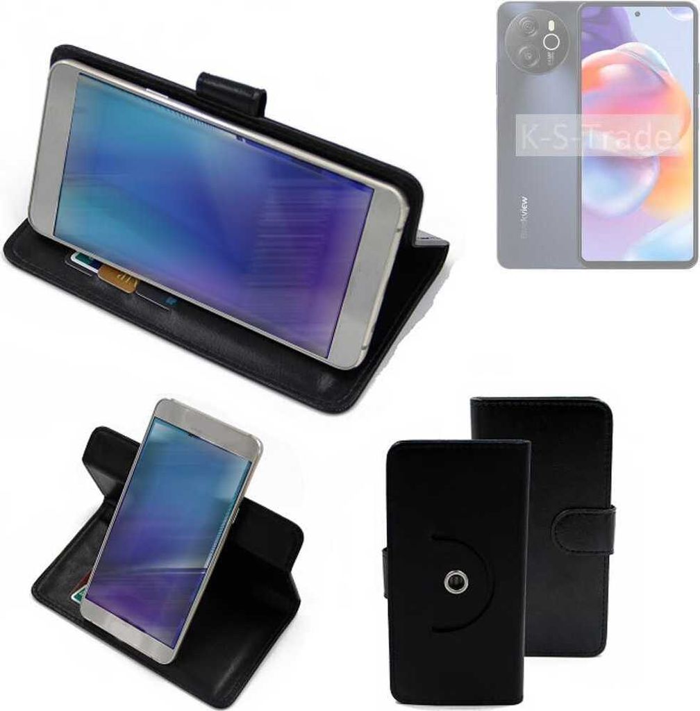K-S-Trade Case Schutzhülle Handyhülle kompatibel mit Blackview Shark 8 Flipcase Smartphone Cover Handy Schutz Tasche Klapphülle Walletcase