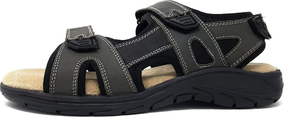 Stabilus Herrenschuhe Sandalen Grau Freizeit, Schuhgröße:42 EU
