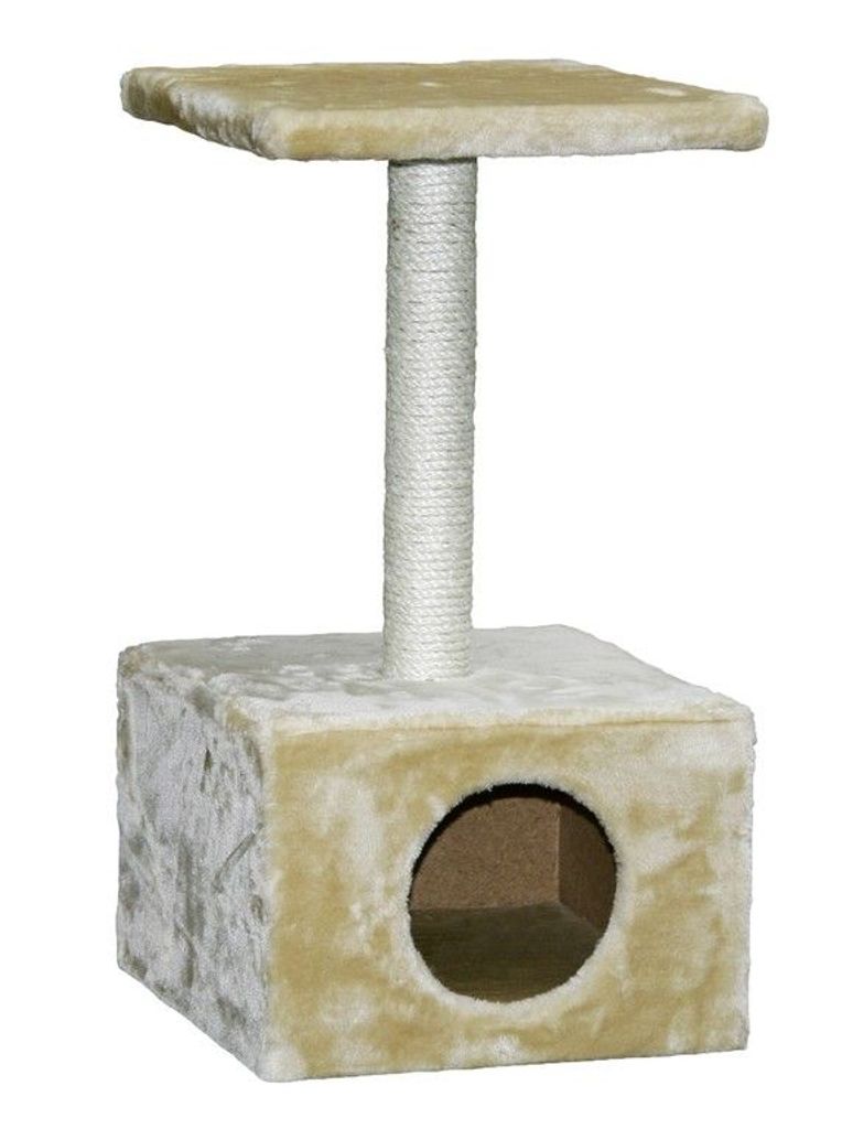 Kerbl Kratzbaum Amethyst (Farbe beige, Grundfläche 31 x 31 cm, Höhe 57 cm) 84473