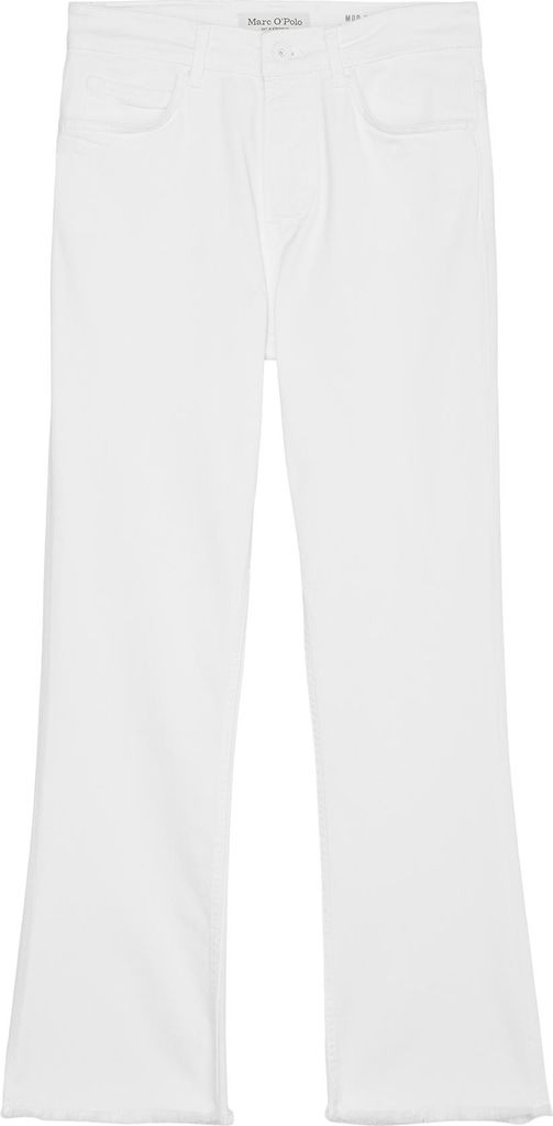 Denim trousers, high waist, flared 100 white Größe 29i/32 Produktbild 