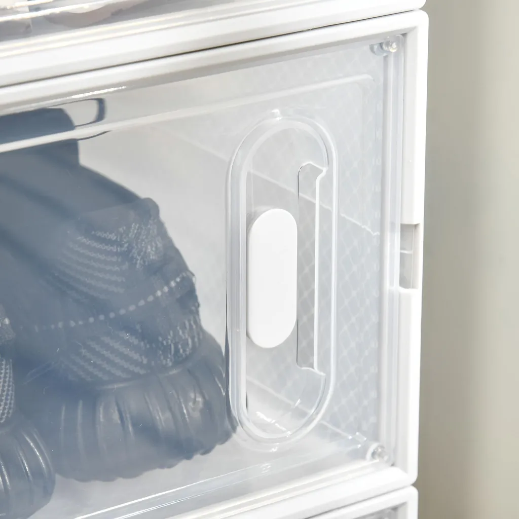 Boîte à chaussures empilable avec porte transparente - Set de 8 pièces - 11