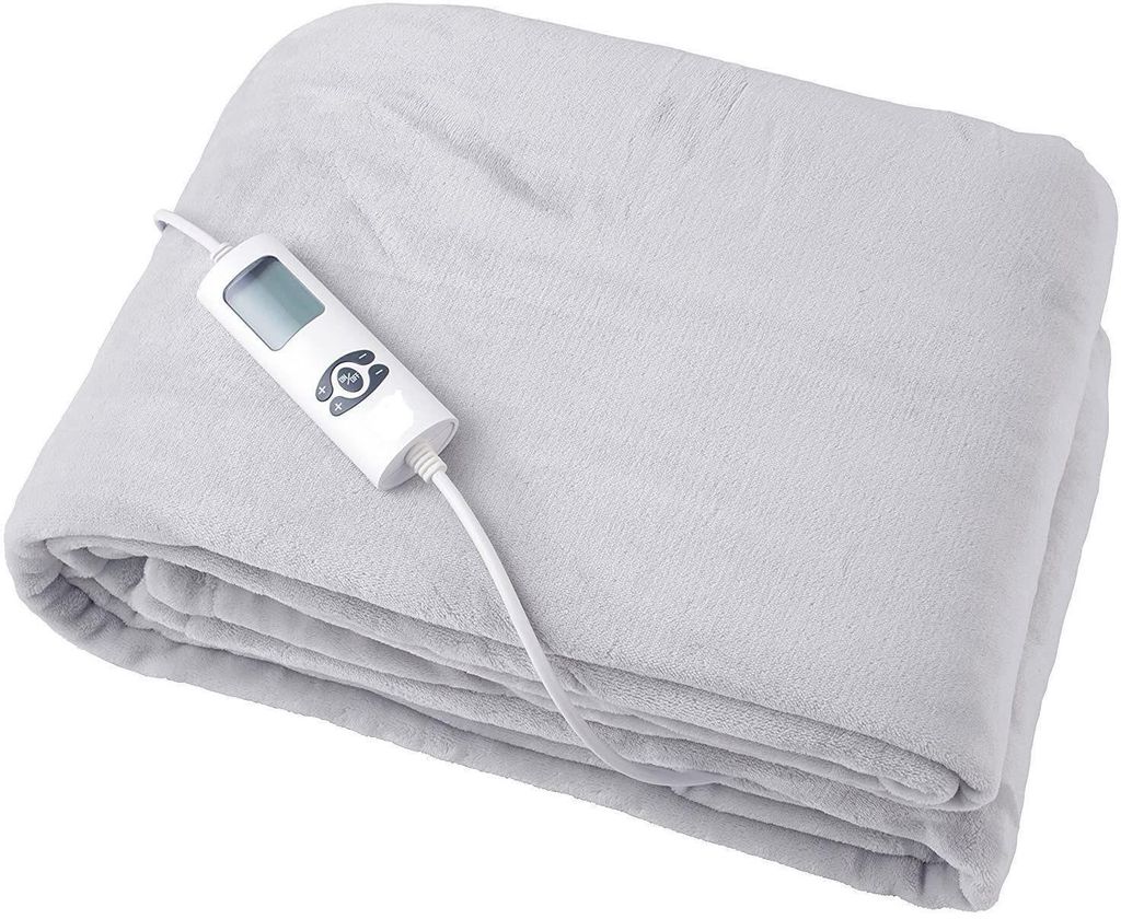 JUNG Heizdecke Elektrische Kuschelheizdecke XL, 180 x 130cm Kuscheldecke Elektrisch, mit 6 Temperaturstufen Inkl. Timer, Waschbar, Thermarelaxx