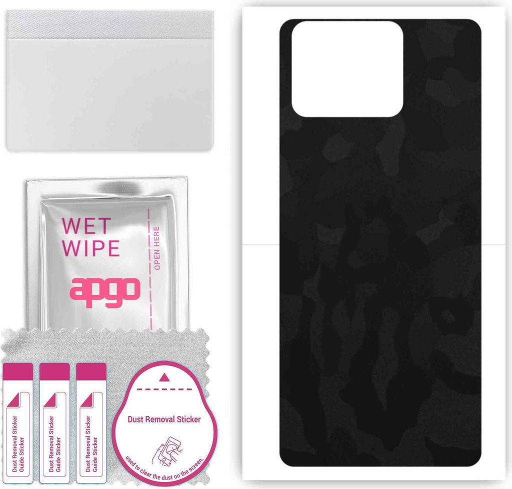 apgo Rückseite Schutzfolie, Skin, kompatibel mit Asus ZenFone 11 Ultra, Hinten Displayschutzfolie aus Vinylfolie, kratzfest, einfache Montage - Sc...