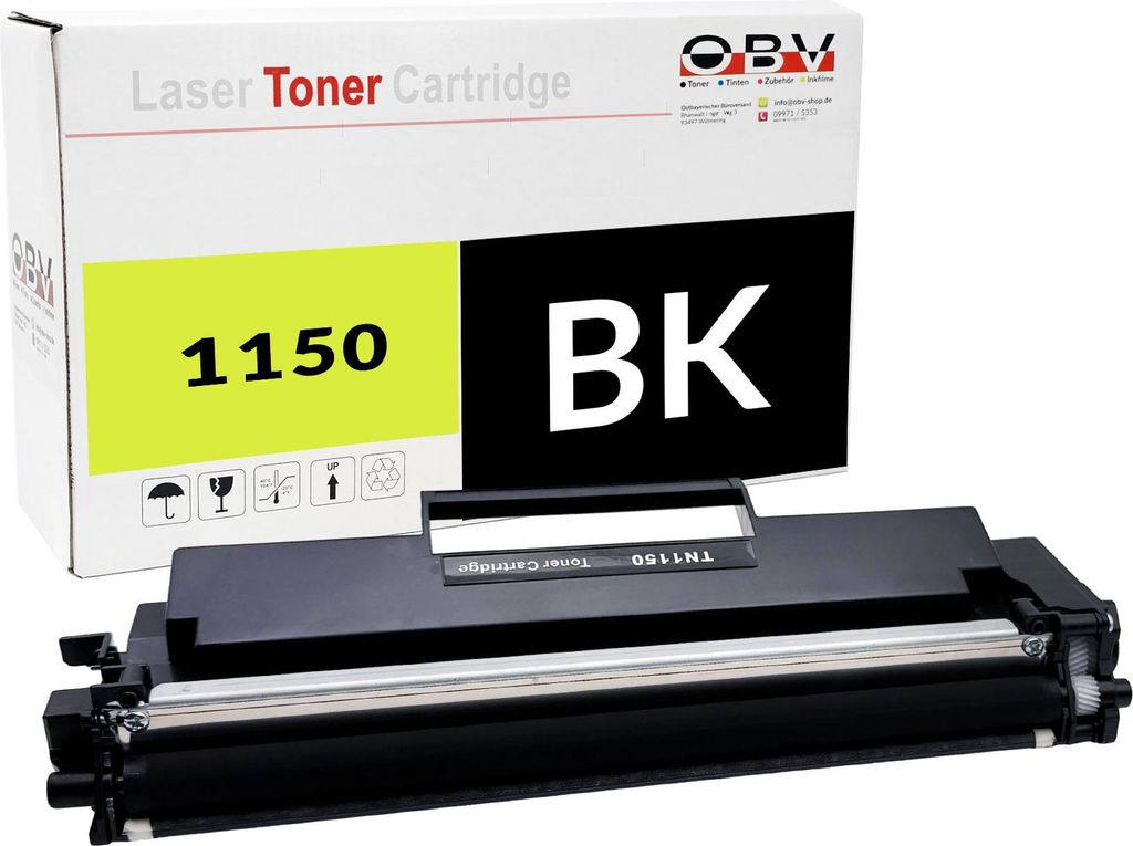 Kompatibler Toner für Brother DCP-L 1640 W HL-L 1240 W HL-L 1242 W als Ersatz für 1150 TN-1150 TN1150 Schwarz - ca. 1000 Seiten - BRO-1150