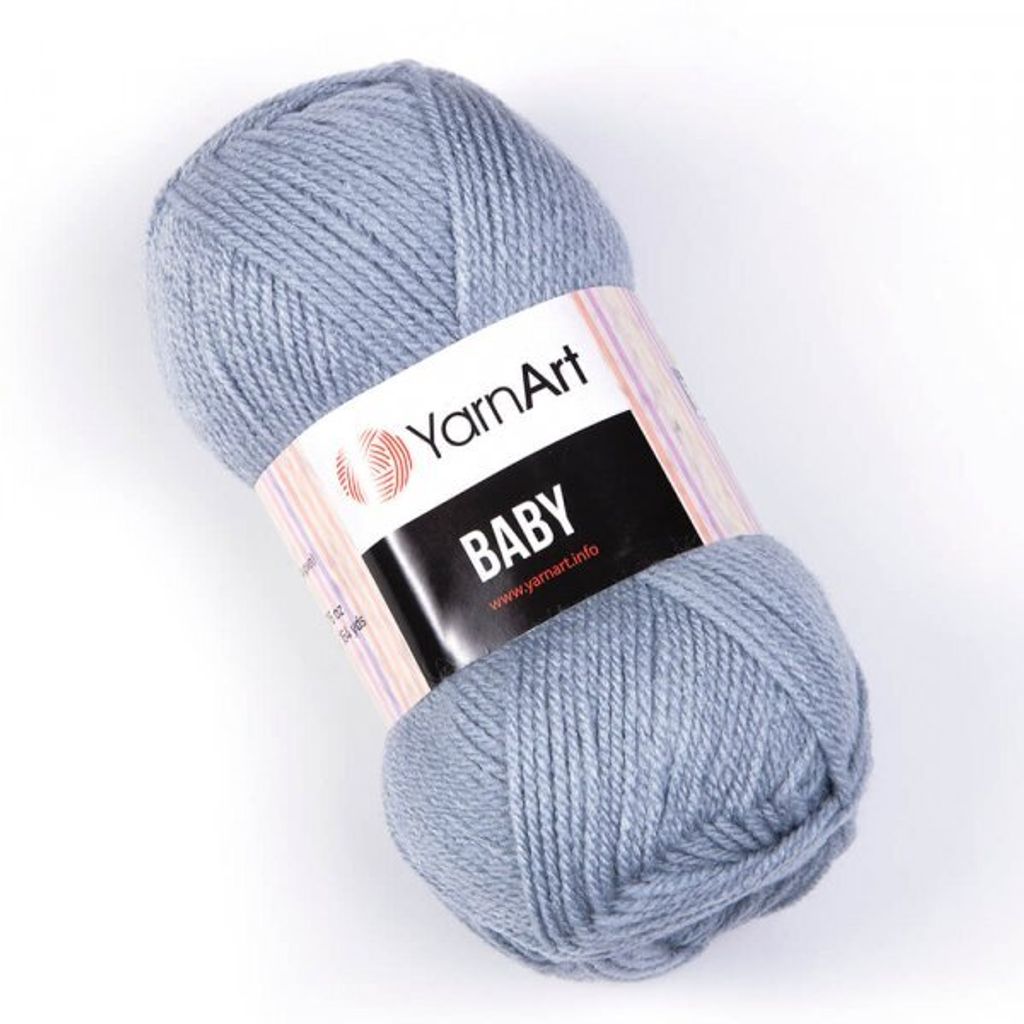 Yarn Art Baby 3072 Ice Grey Pletacia priadza Obrázok produktu 