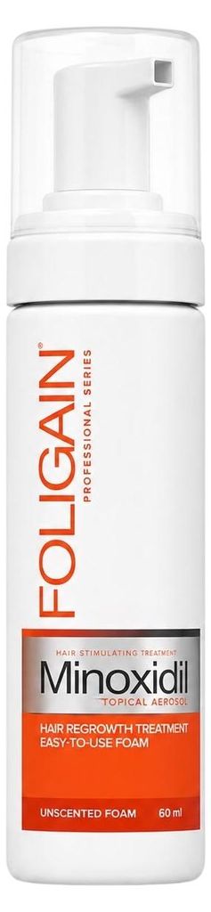 Haarwuchs-Schaum, Foligain, 5 % Minoxidil, parfümfrei, 60 Produktbild 