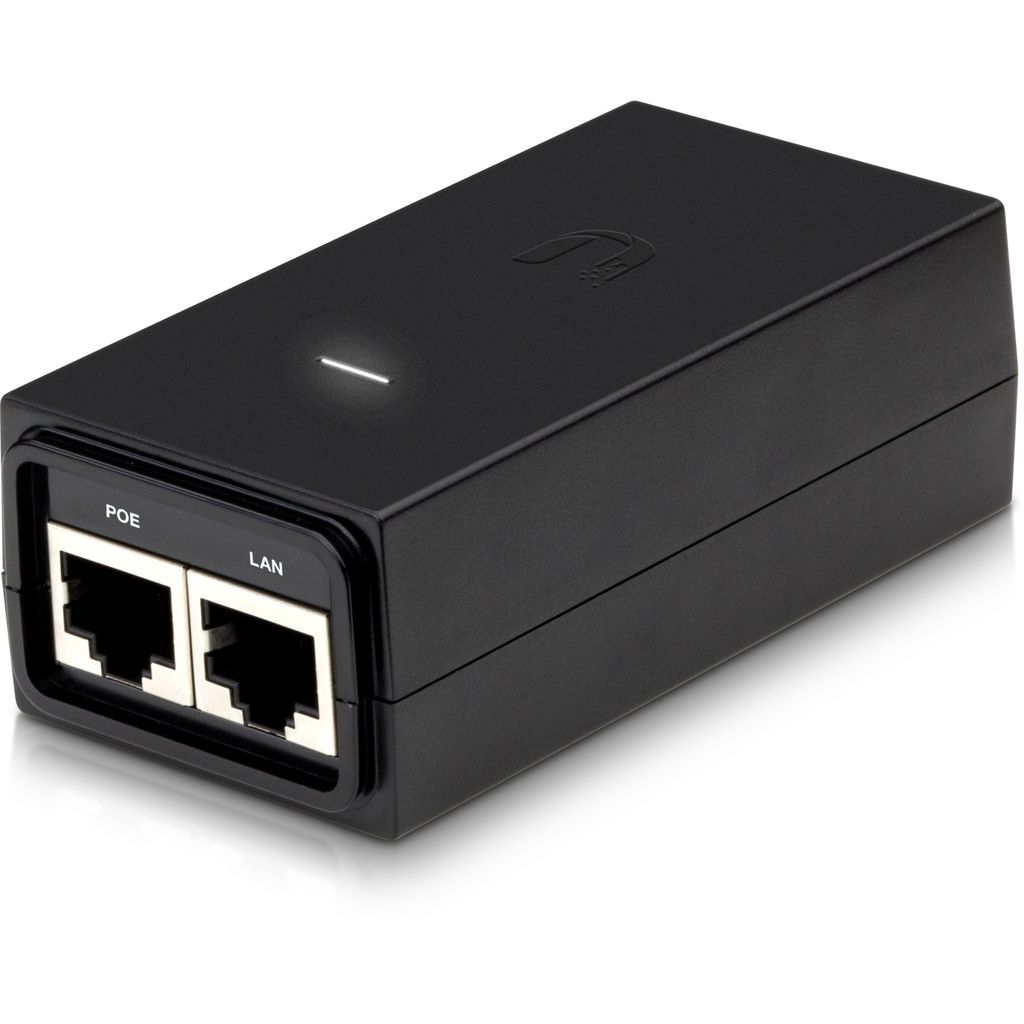 Ubiquiti POE-24-12W-G, 24 V, 90 - 260 V, 47 - 63 Hz, IEC 60950-1:2005+A1 UL60950‐1 EN55022:2010, EN55024:2010 FCC Class B, 0 - 40 °C, 35 - 95%