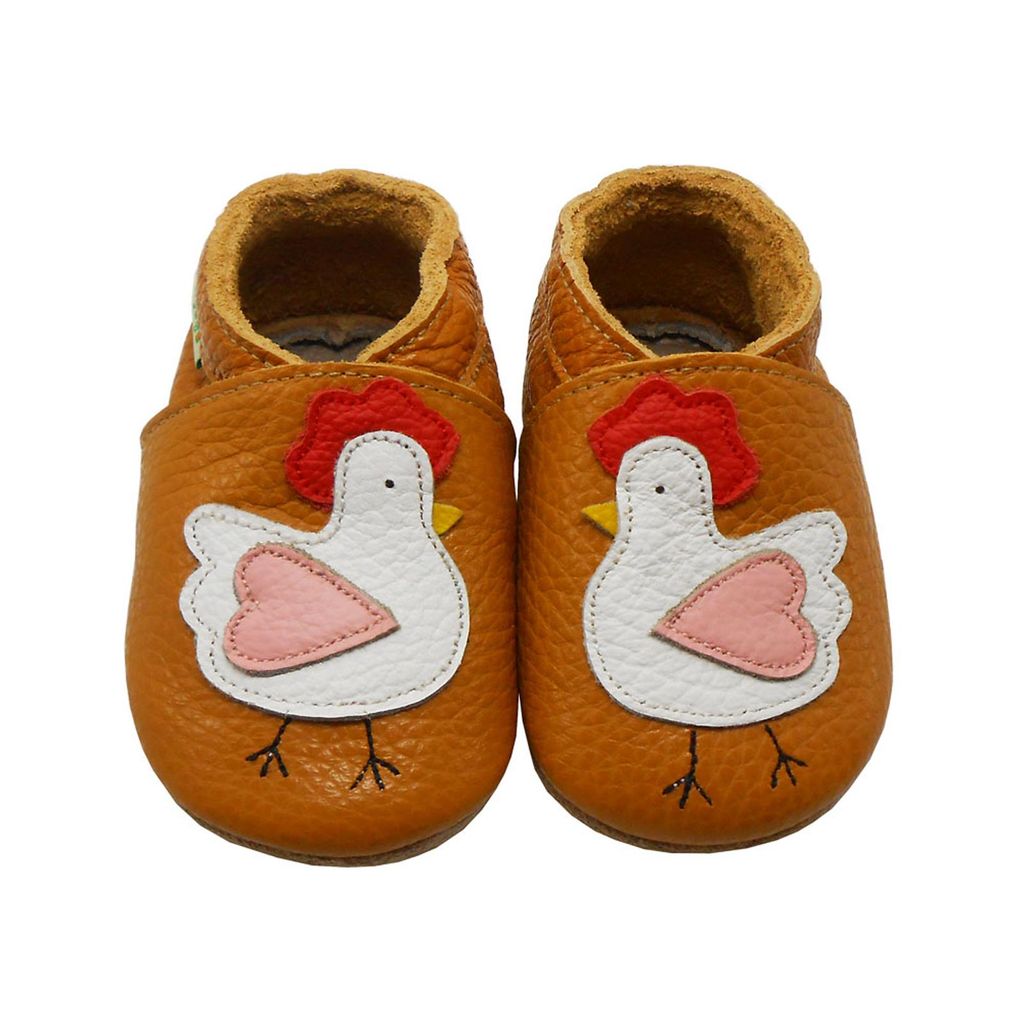 SAYOYO® Baby Krabbelschuhe Echtleder, weiche Lauflernschuhe Produktbild 