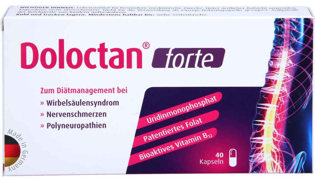 Doloctan forte Kapseln bei Wirbelsäulensyndrom, Produktbild 