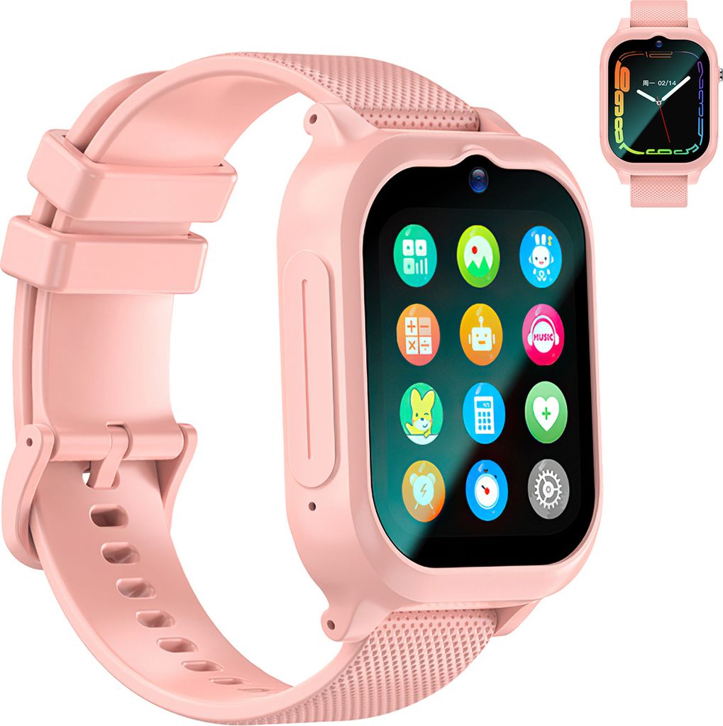 Kinderuhr,HD-Videoanrufe,GPS-Ortung,SOS,700mAh,240*280 Smartwatch (1,83 Zoll)