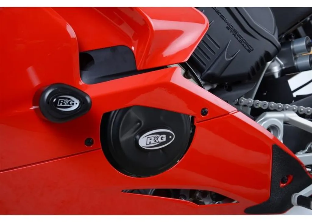 Protection Carter R&G ECC0254BK en Polypropylène 4mm pour Ducati V4