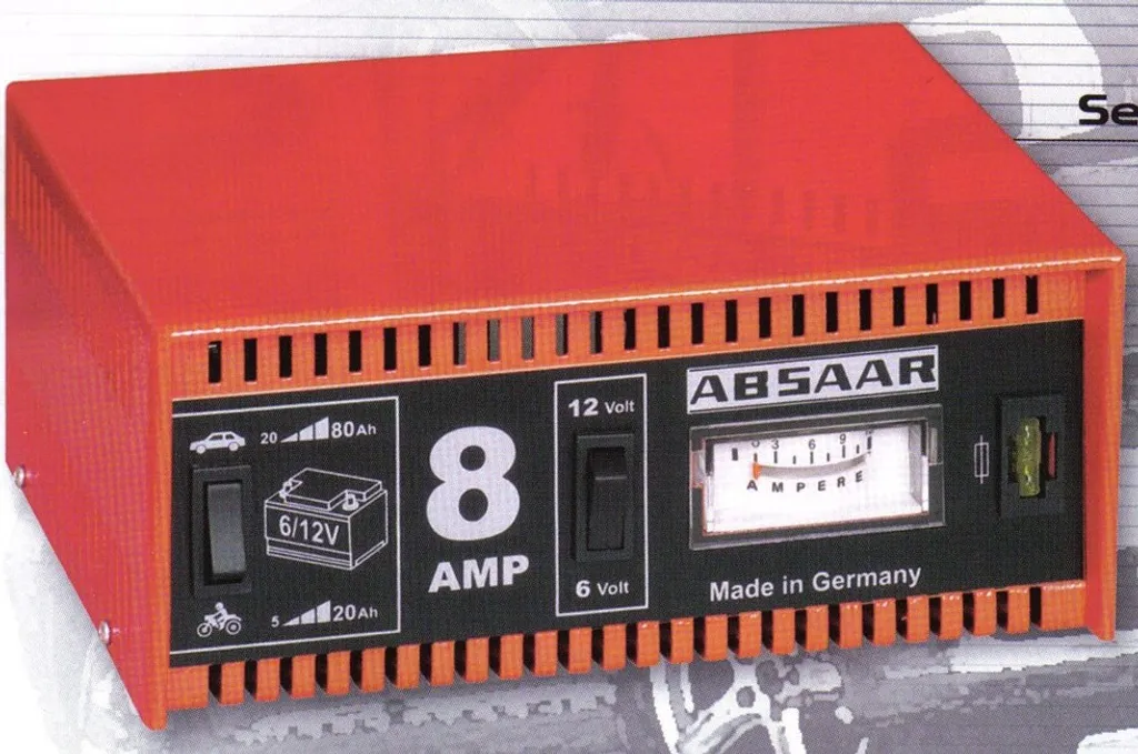 Caricabatterie Batteria Auto 8A Absaar | 6V-12V Rapido e Sicuro - 6