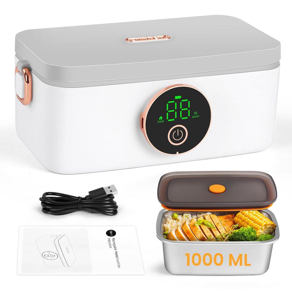 Elektrische Lunchbox, Kabellose elektrische Lunchbox, 1 l, Produktbild 