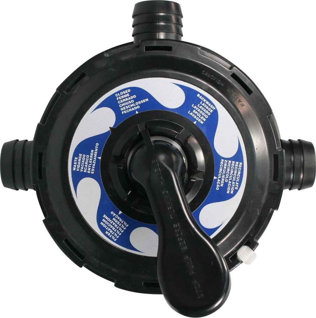 6-Wege-Ventil Top-Mount 38 mm Schlauchanschluß Produktbild 