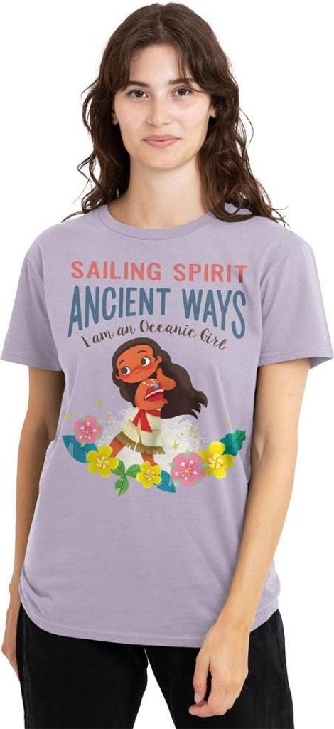 Moana - "Sailing Spirit" T-Shirt für Damen TV25133 (XL) (Lavendel)