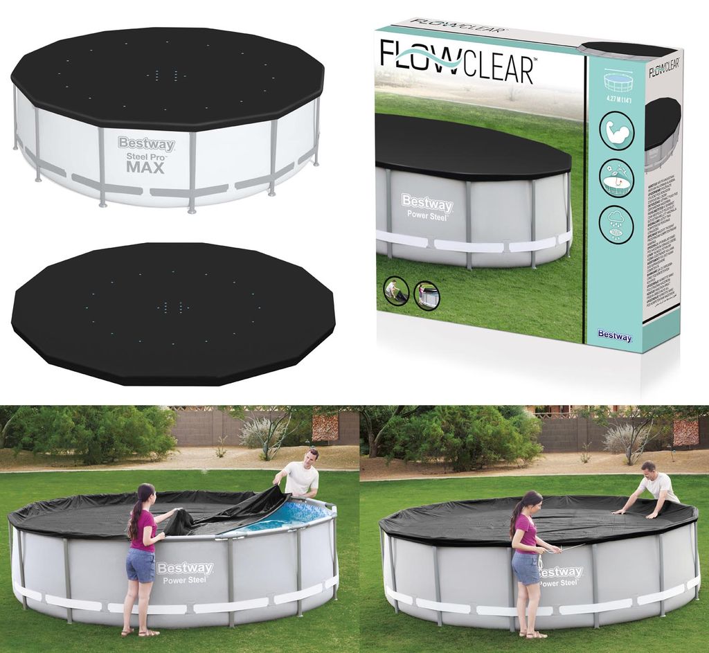 Bestway Abdeckplane für Frame Pool Ø 427 cm; 58248 Produktbild 32