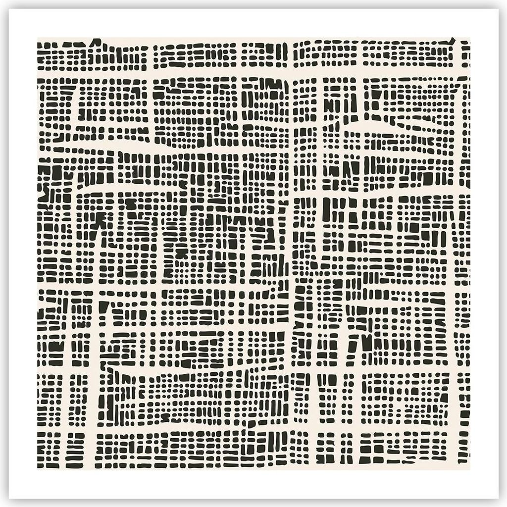 Poster - Poster ohne Rahmen - Textur Muster Stück - 60x60 cm - Wand Bild - Wanddeko - Wandbilder - Kunstposter - Wandposter - Bilder - Kunstdruck ...