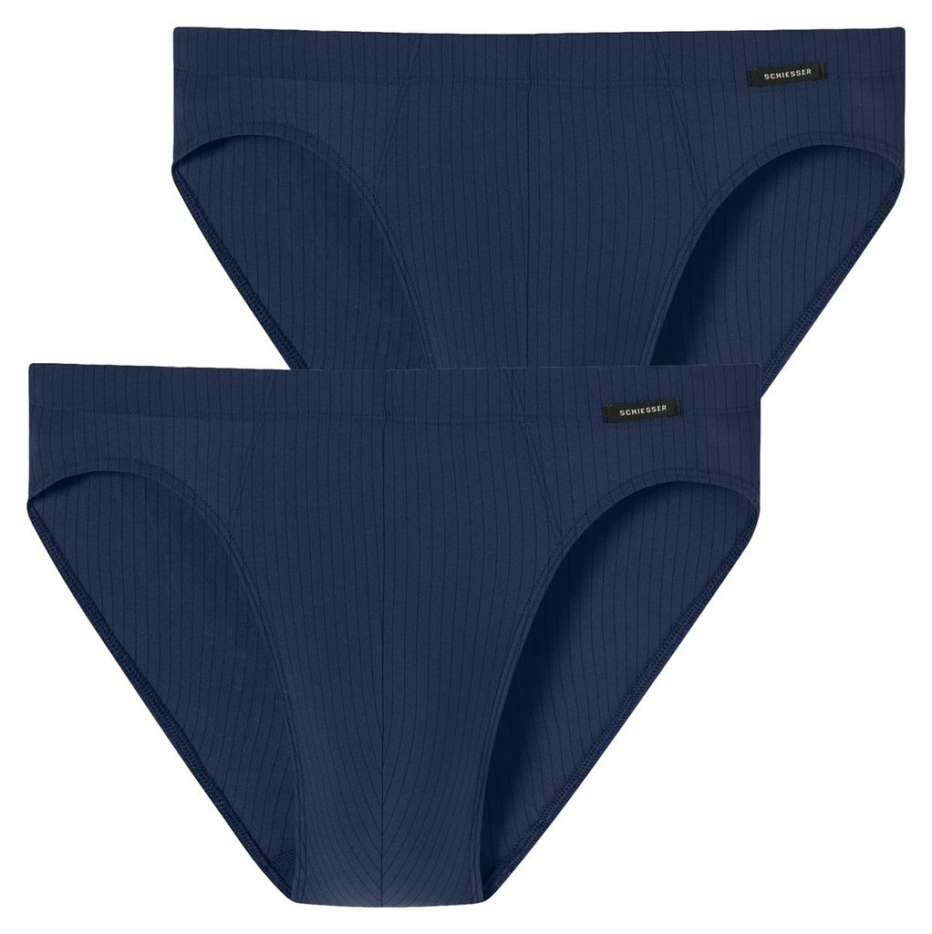 Schiesser Herren Slip 2-Pack Supermini - Pure Micro - Admiral - Größe XL