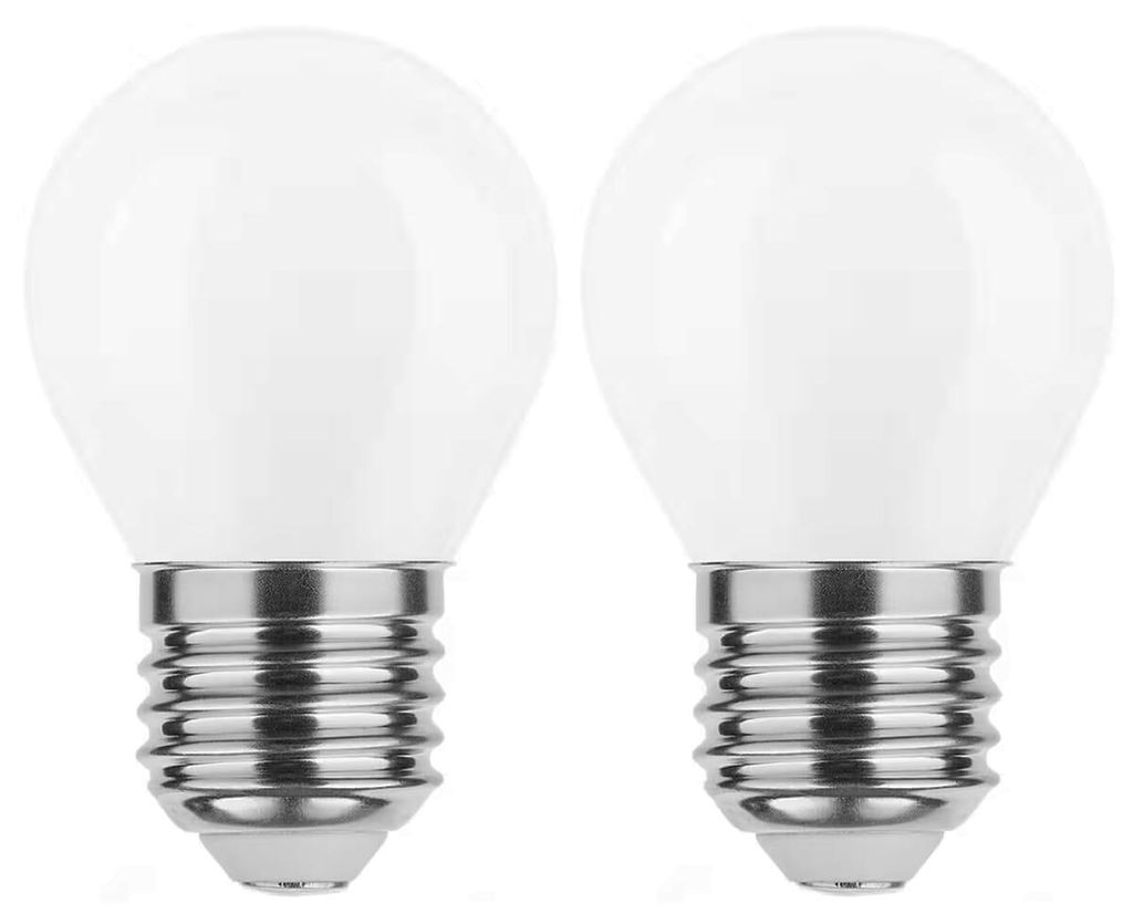 Modee E27 LED Filamentlampe P45 7W 680lm 4000K Neutralweiß 2 Stück