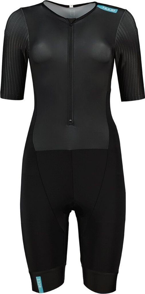 Huub Eternal Aero Lc Kurzarm-trisuit Schwarz S Frau Schwarz S