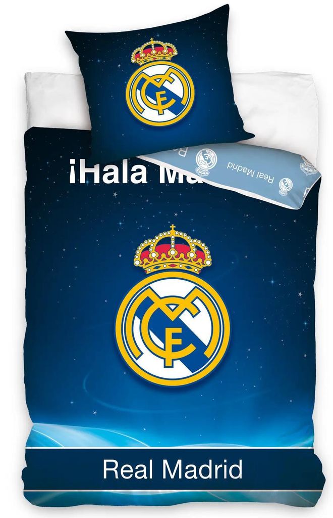 Real Madrid Galaxy dekbedovertrek, 140x200 cm, kussensloop Productafbeelding 