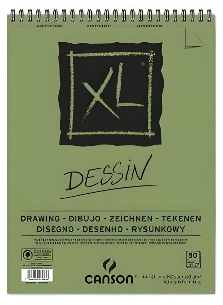 CANSON Skizzen- und Studienblock XL Zeichnen DIN A5 160 g/qm 30 Blatt