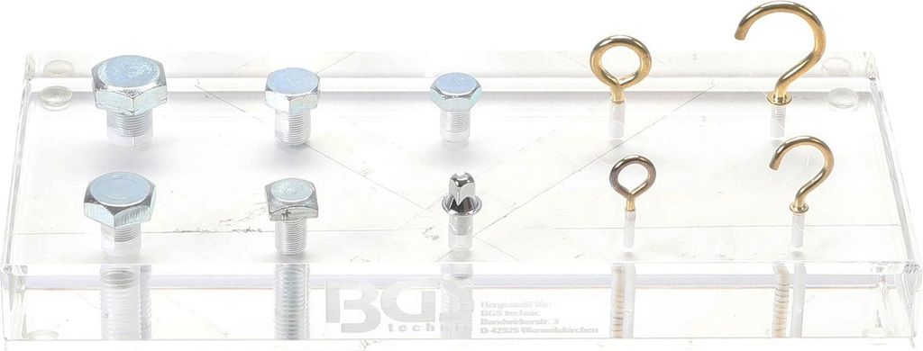 BGS technic Demo Block for Multi Socket, 800 mm, 800 g