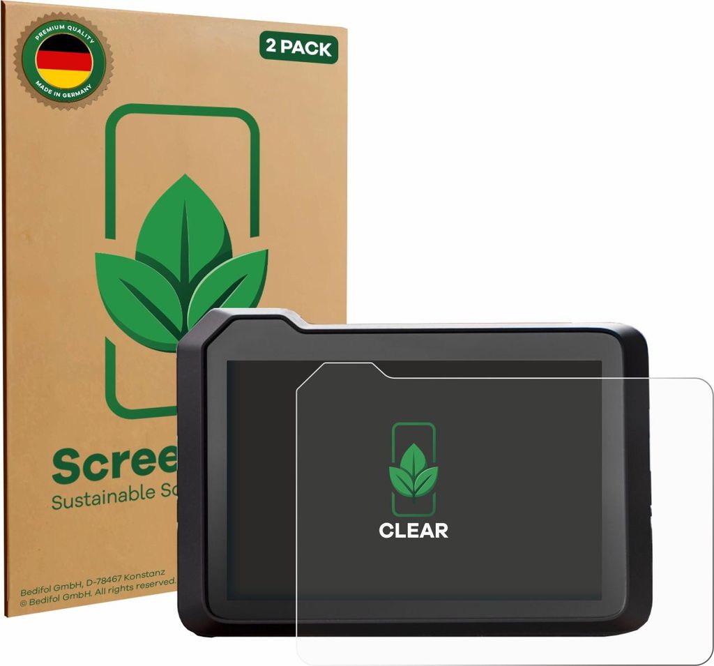 2x ScreenLeaf Schutzfolie für KTM 990 Duke 2024 nachhaltiger Displayschutz Display Schutz Folie Klar Transparent