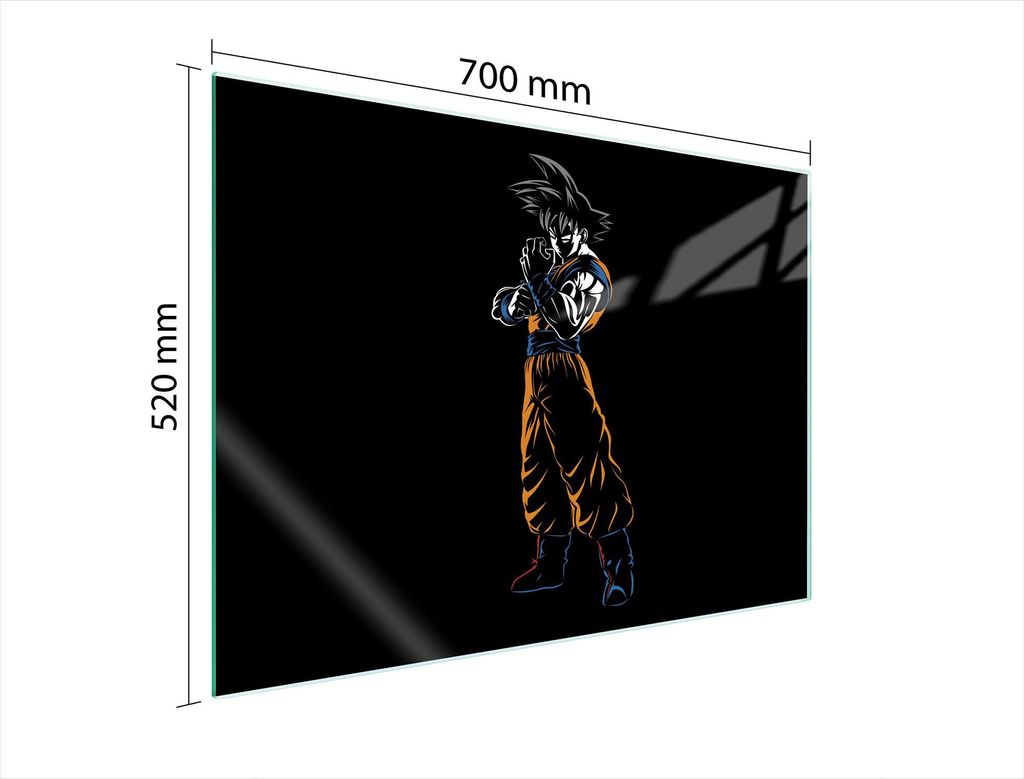 Glasschutzplatte Für Herd 70X52 Anime