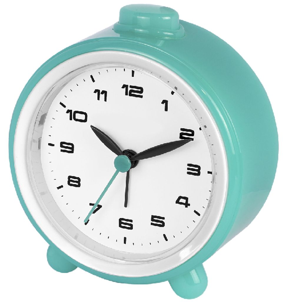 Analoger Wecker Türkis – mit Snooze, Beleuchtung & Produktbild 