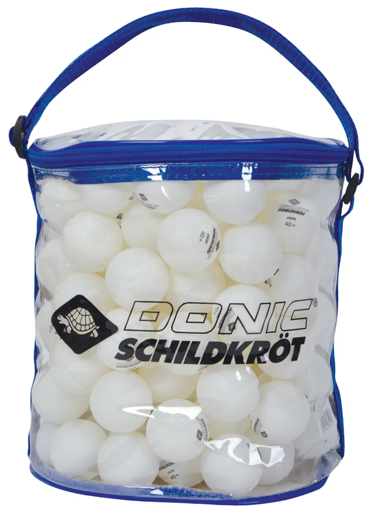 Balle de Ping-Pong Jade Donic Schildkröt 608501 Blanche Très Robuste