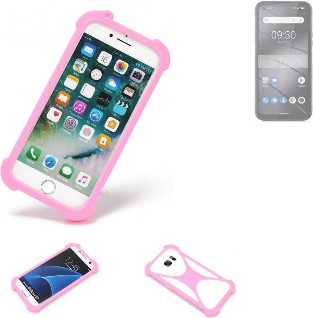 K-S-Trade Handy Hülle kompatibel mit Gigaset GX6 Pro Schutz Hülle Bumper Silikon Schutz Hülle Cover Case Silikoncase Silikonbumper TPU Softcase