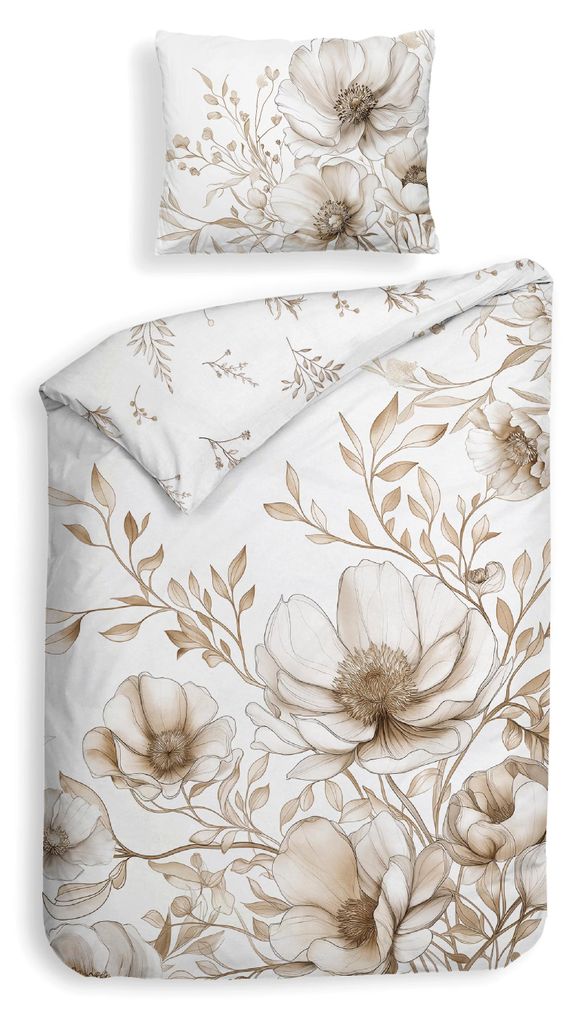 Heckettlane Bettbezug Baumwoll-Satin Giotto - 135x200 cm + Produktbild 