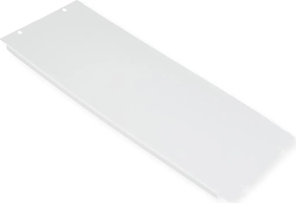 Obturateur 4U gris en métal pour baie 19 pouces - Panneau plein robuste