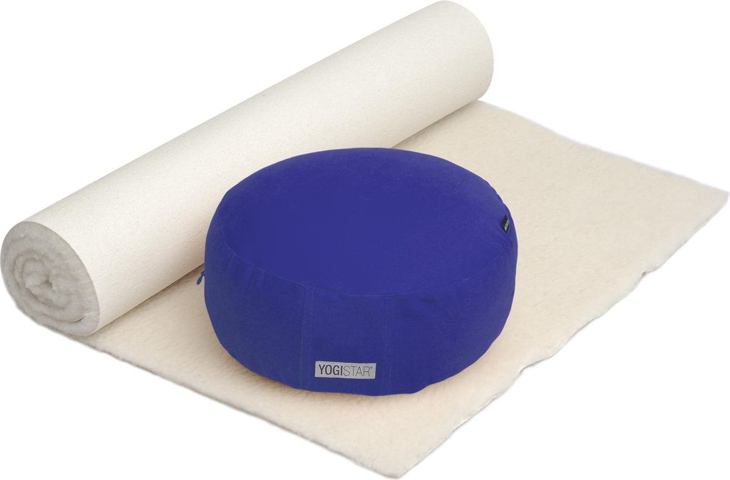 Yoga-Set Comfort Edition - Meditation natur 75 x 180 cm