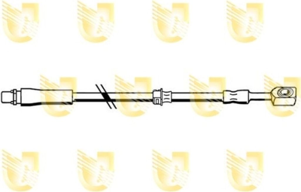 1 Bremsschlauch UNIGOM 377479 für OPEL, Vorderachse beidseitig