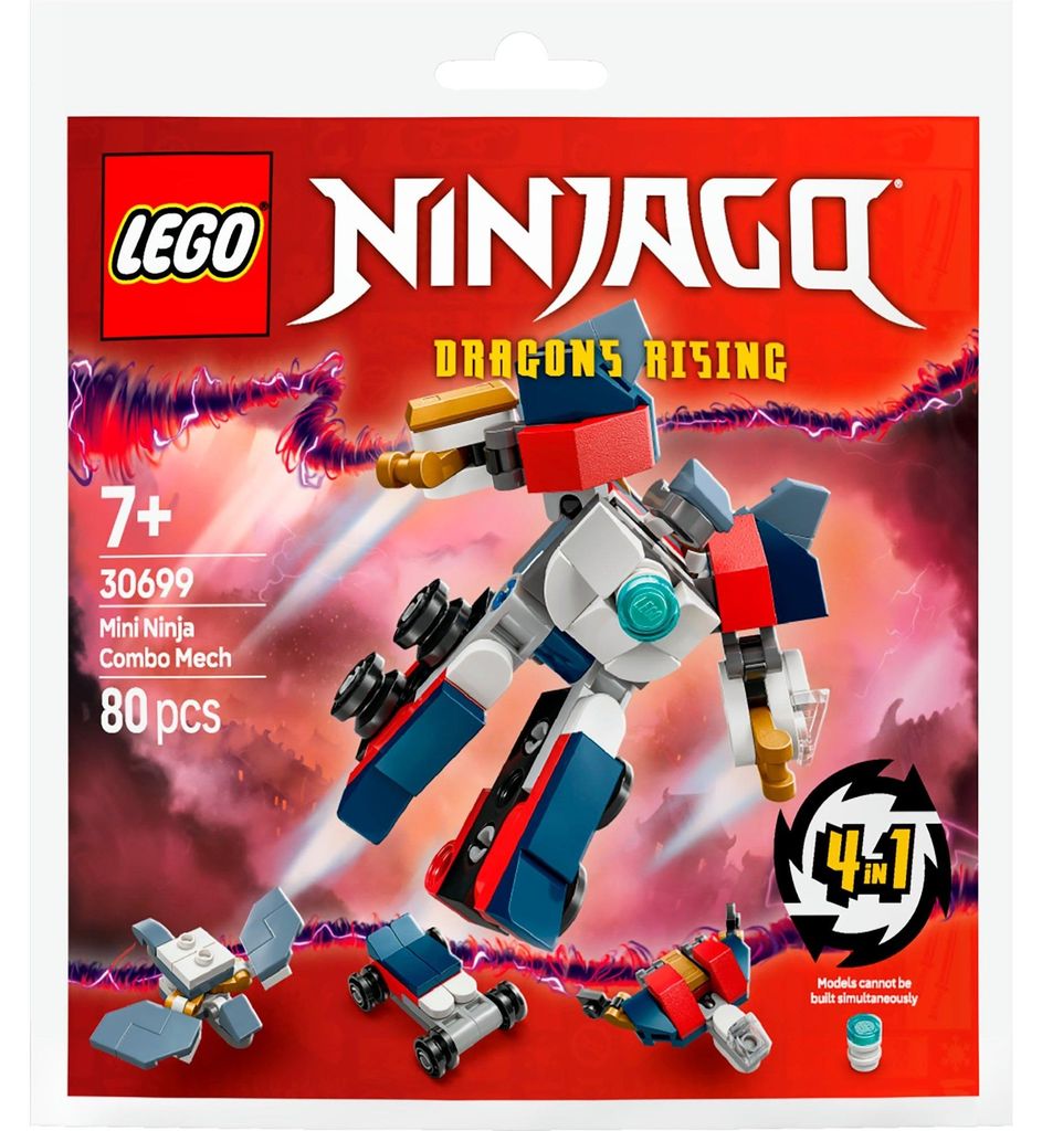 LEGO Ninjago 30699 Miniaturní nindžovský kombinovaný robot. Obrázek produktu 