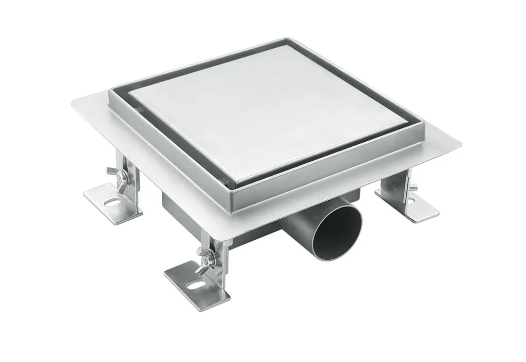 Canalina Doccia Sottile 20cm Bc-elec Q-20 Acciaio Inox Regolabile