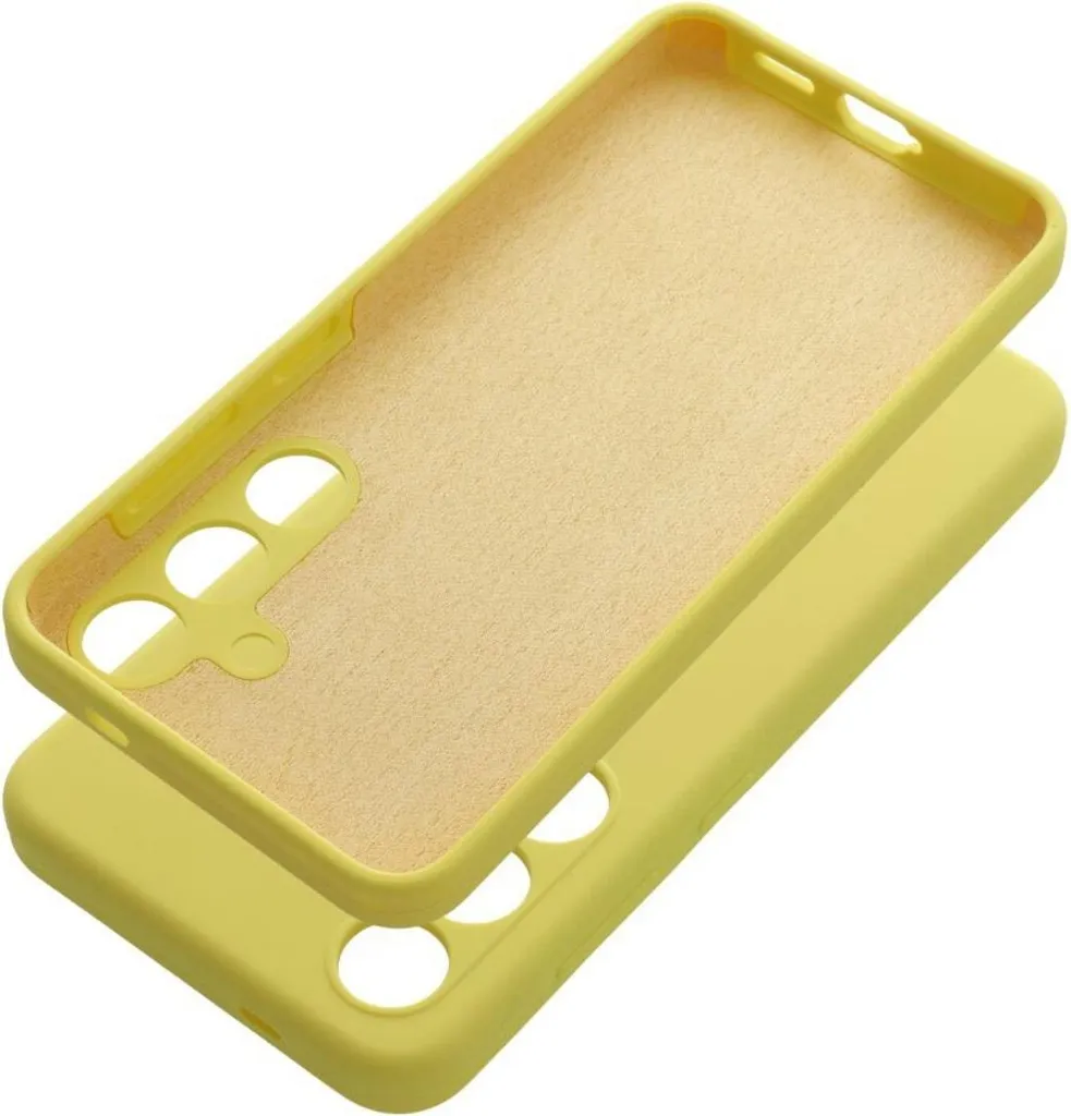 Copertura Silicone 2mm per Motorola G86 5G Giallo - Anti-Shock TPU