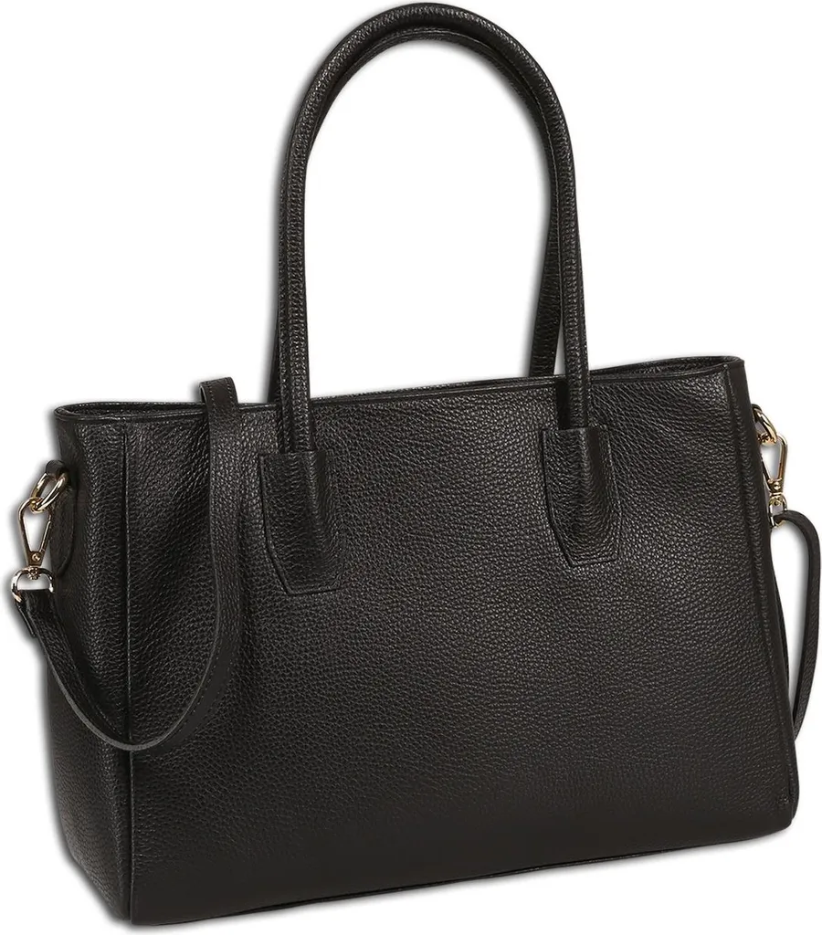Sac à main noir Toscanto avec finitions raffinées et design classique