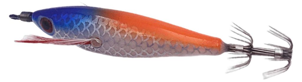 5 g/8 cm Holzgarnelenköder, leuchtend, realistisches Fischauge, scharfer Haken, leuchtende Farbe, universeller Tintenfischhaken, Jigging-Köder, k...